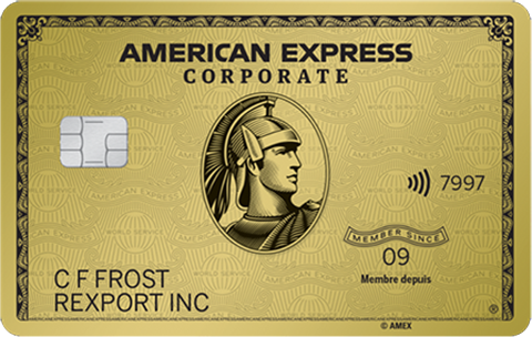 Carte Corporate Gold American Express