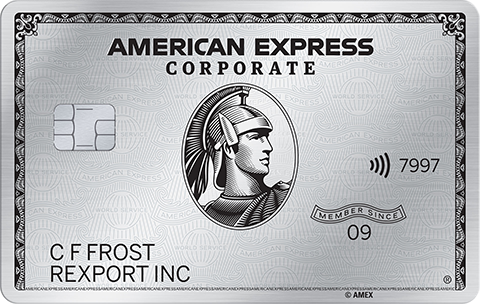 Carte Corporate Platinum American Express